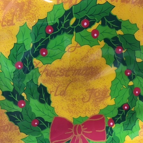 Liz Claiborne Vinyl Mini Merry Christmas Tote Bag 9x4x8 - Picture 6 of 12